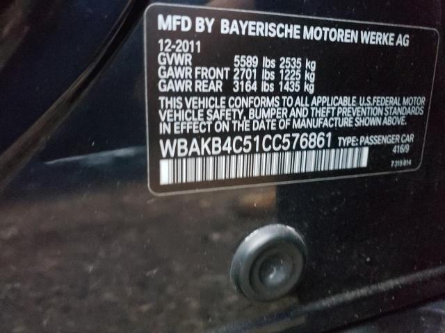 2012 BMW 740 LI WBAKB4C51CC576861