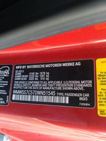 2013 MINI COOPER S P WMWSS7C57DWN51545