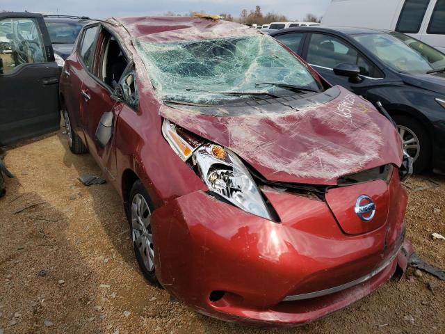 Vehiculos salvage en venta de Copart Bridgeton, MO: 2015 Nissan Leaf S