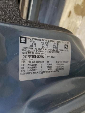 2011 GMC SIERRA SLE 3GTP2VE39BG298362