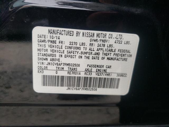 2015 INFINITI Q40 JN1CV6AP7FM502506