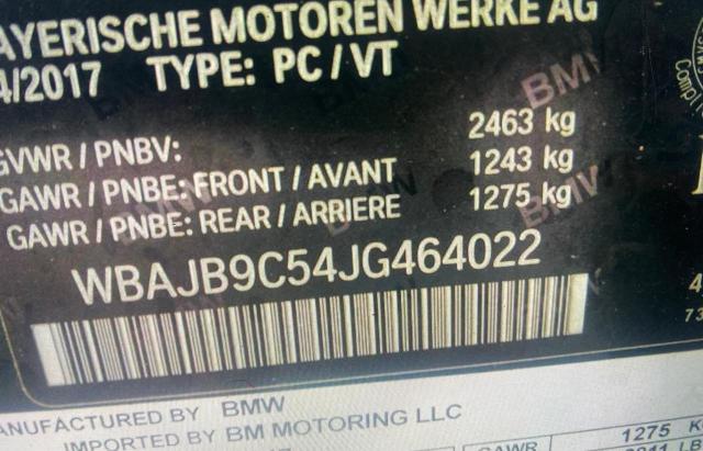 2018 BMW M550XI WBAJB9C54JG464022