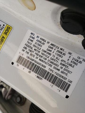 2010 ACURA TL 19UUA8F56AA003689