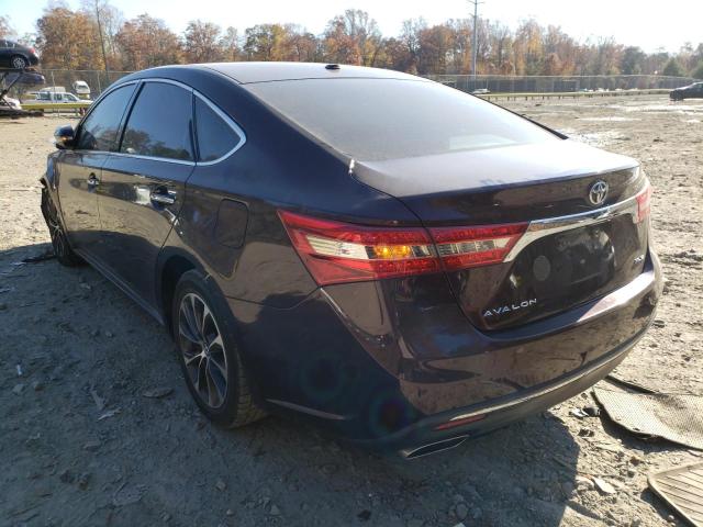 2018 TOYOTA AVALON XLE 4T1BK1EB3JU279159