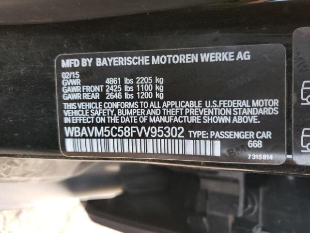2015 BMW X1 XDRIVE3 WBAVM5C58FVV95302