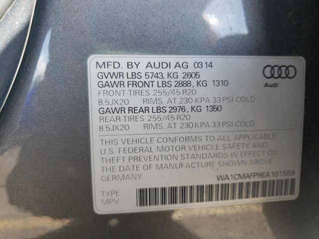 2014 AUDI Q5 TDI PRE WA1CMAFP9EA101559