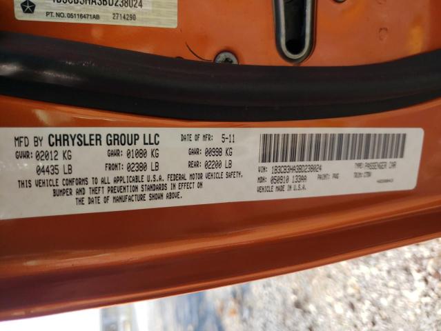 2011 DODGE CALIBER MA 1B3CB3HA3BD238024