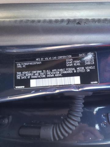2012 VOLVO S60 T6 YV1902FH0C2079401