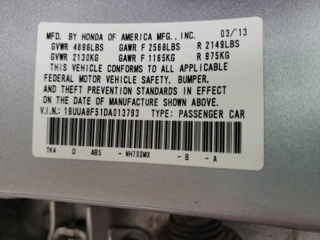 2013 ACURA TL TECH 19UUA8F51DA013793