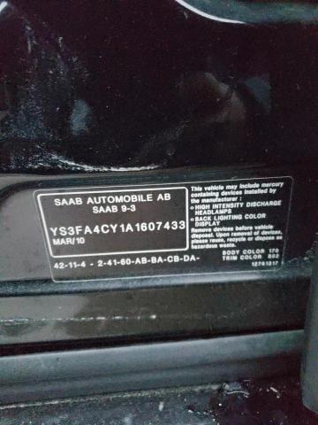 2010 SAAB 9-3 2.0T YS3FA4CY1A1607433