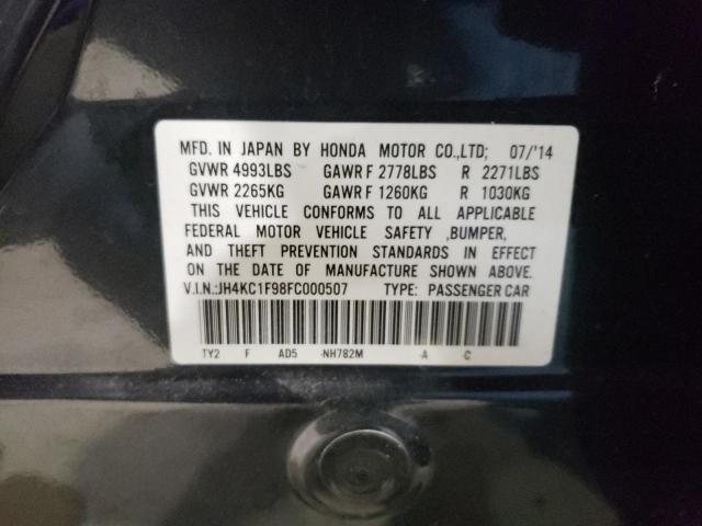 2015 ACURA RLX ADVANC JH4KC1F98FC000507