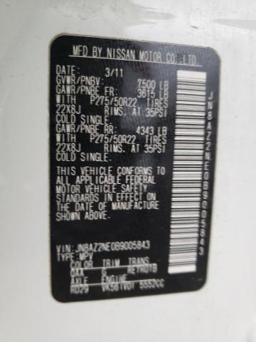 2011 INFINITI QX56 JN8AZ2NE0B9005843