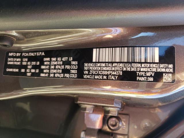 2017 FIAT 500X LOUNG ZFBCFXDB8HP544378