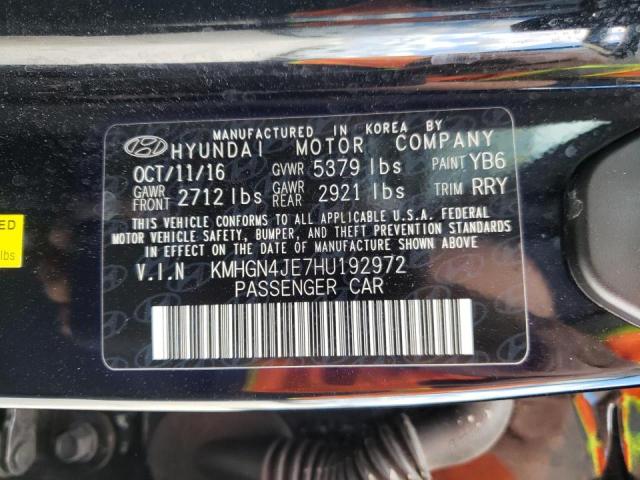 2017 HYUNDAI G80 KMHGN4JE7HU192972