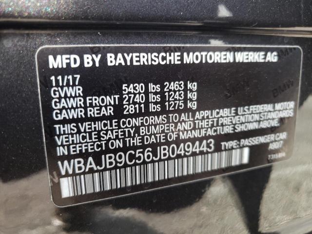 2018 BMW M550XI WBAJB9C56JB049443
