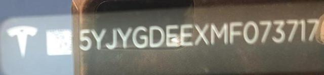 2021 TESLA MODEL Y 5YJYGDEEXMF073717