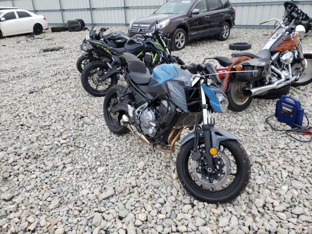 Salvage cars for sale from Copart Appleton, WI: 2019 Kawasaki ER650 G