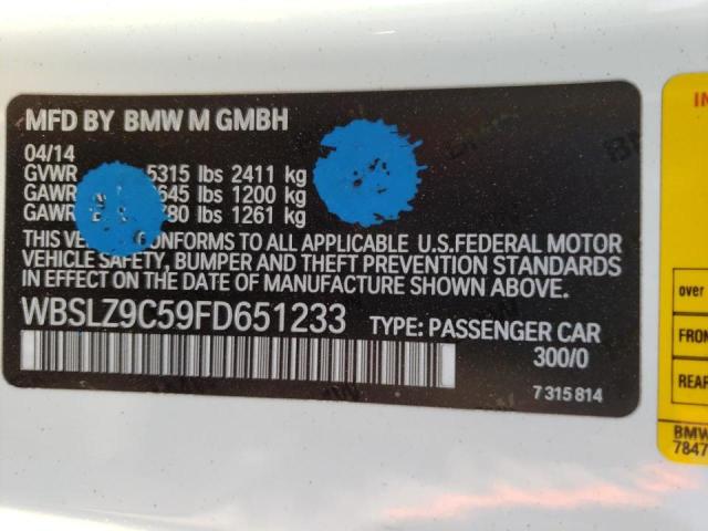 2015 BMW M6 WBSLZ9C59FD651233
