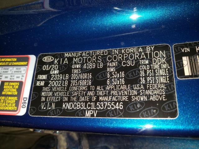 2020 KIA NIRO LX KNDCB3LC1L5375546