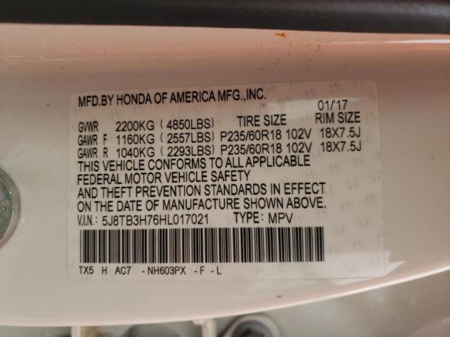2017 ACURA RDX ADVANC 5J8TB3H76HL017021