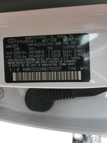2022 HYUNDAI KONA LIMIT KM8K5CA34NU792007