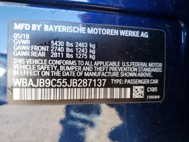 2018 BMW M550XI WBAJB9C55JB287137