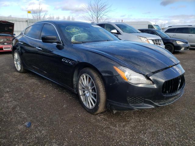 Salvage cars for sale at Bowmanville, ON auction: 2016 Maserati Quattropor