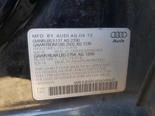 2013 AUDI A4 ALLROAD WA1UFAFL4DA049445