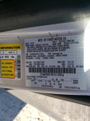 2015 FORD FUSION SE - 1FA6P0H74F5117816