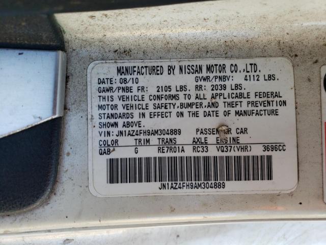 2010 NISSAN 370Z JN1AZ4FH9AM304889