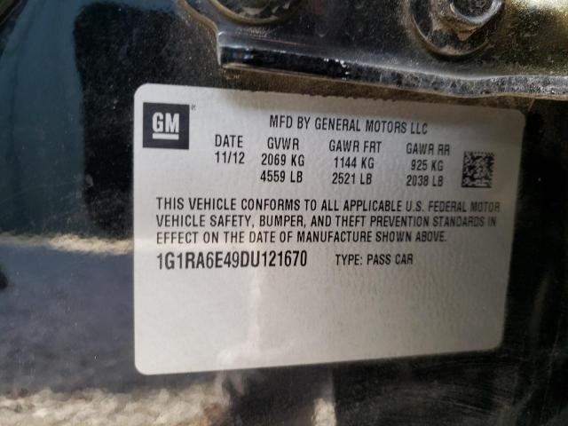 VIN 1G1RA6E49DU121670 2013 Chevrolet Volt no.10