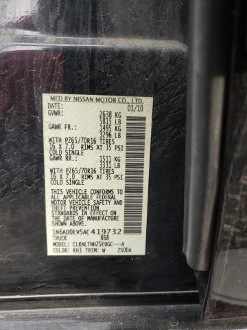 2010 NISSAN FRONTIER C 1N6AD0EV5AC419732
