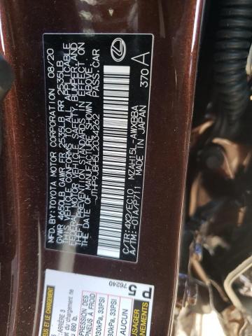 2020 LEXUS UX 250H JTHP9JBH5L2034262