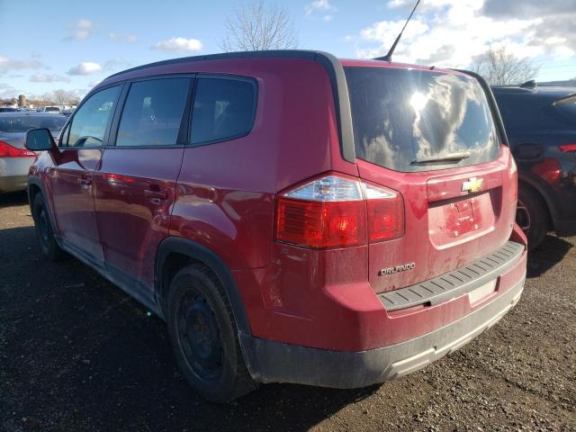 2012 CHEVROLET ORLANDO LT KL77P2EM6CK611772