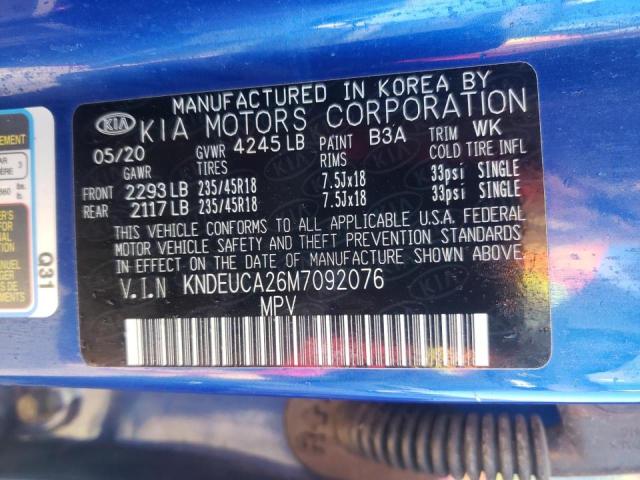 2021 KIA SELTOS S KNDEUCA26M7092076