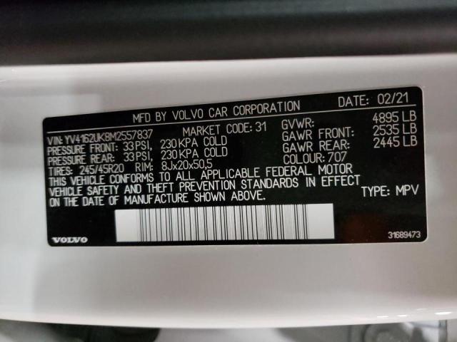 2021 VOLVO XC40 T5 MO YV4162UK8M2557837