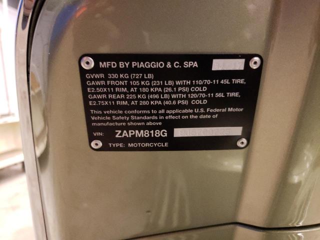 2018 VESPA SPRINT 150 ZAPM818G8J5700725