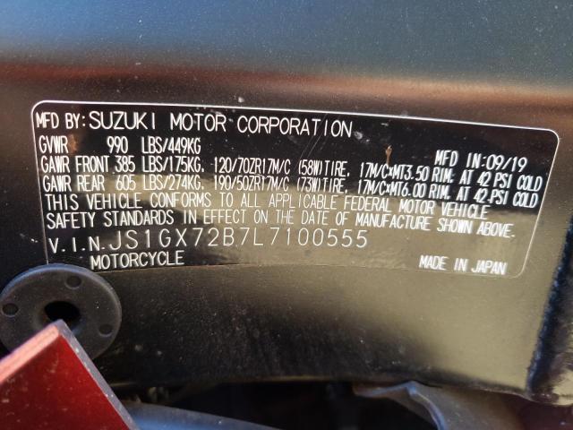 2020 SUZUKI GSX1300 RA JS1GX72B7L7100555