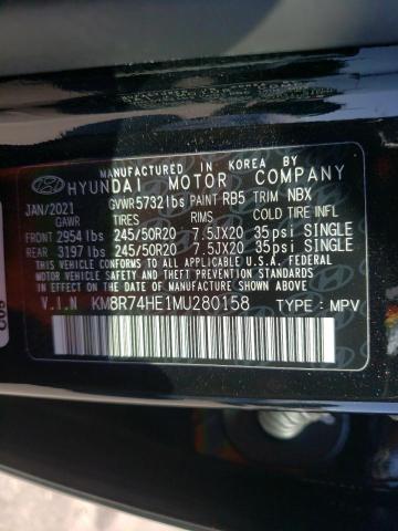 2021 HYUNDAI PALISADE C KM8R74HE1MU280158