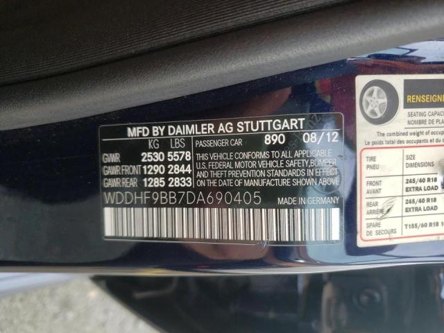 2013 MERCEDES-BENZ E 550 4MAT WDDHF9BB7DA690405