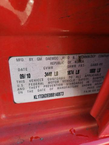 2011 CHEVROLET AVEO KL1TG6DE0BB140873