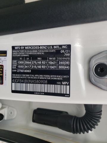 2022 MERCEDES-BENZ GLE CLASS 4JGFB4JB0NA580908