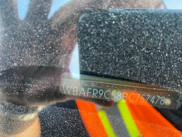 2011 BMW 550 I WBAFR9C58BC757478