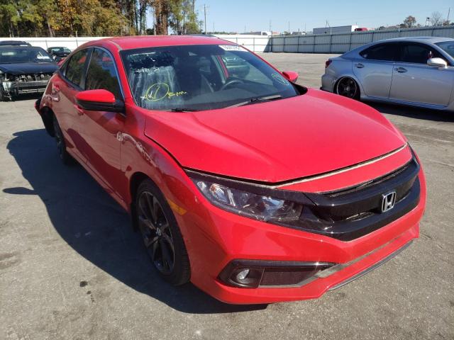 Salvage cars for sale from Copart Dunn, NC: 2021 Honda Civic Sport