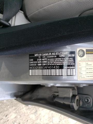 2010 MERCEDES-BENZ C300 WDDGF8BB3AF401430