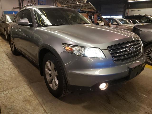 Salvage cars for sale at Wheeling, IL auction: 2004 Infiniti FX35