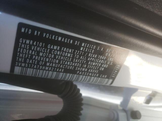 2017 VOLKSWAGEN BEETLE S/S 3VW517AT9HM821446