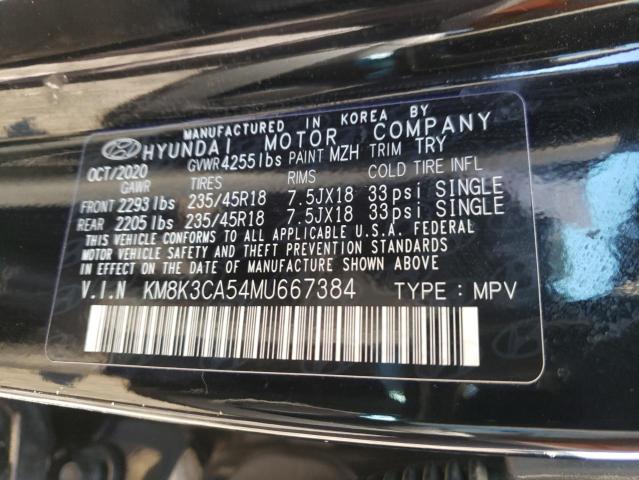 2021 HYUNDAI KONA LIMIT KM8K3CA54MU667384