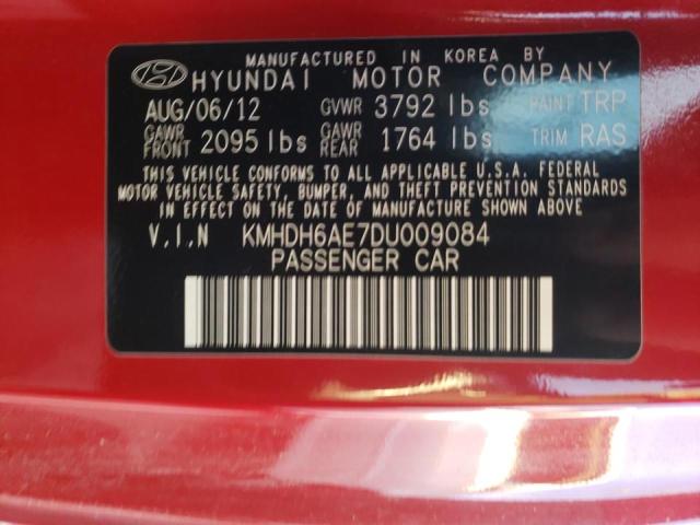 2013 HYUNDAI ELANTRA CO KMHDH6AE7DU009084