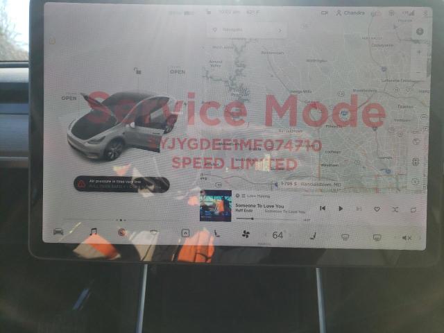 2021 TESLA MODEL Y 5YJYGDEE1MF074710